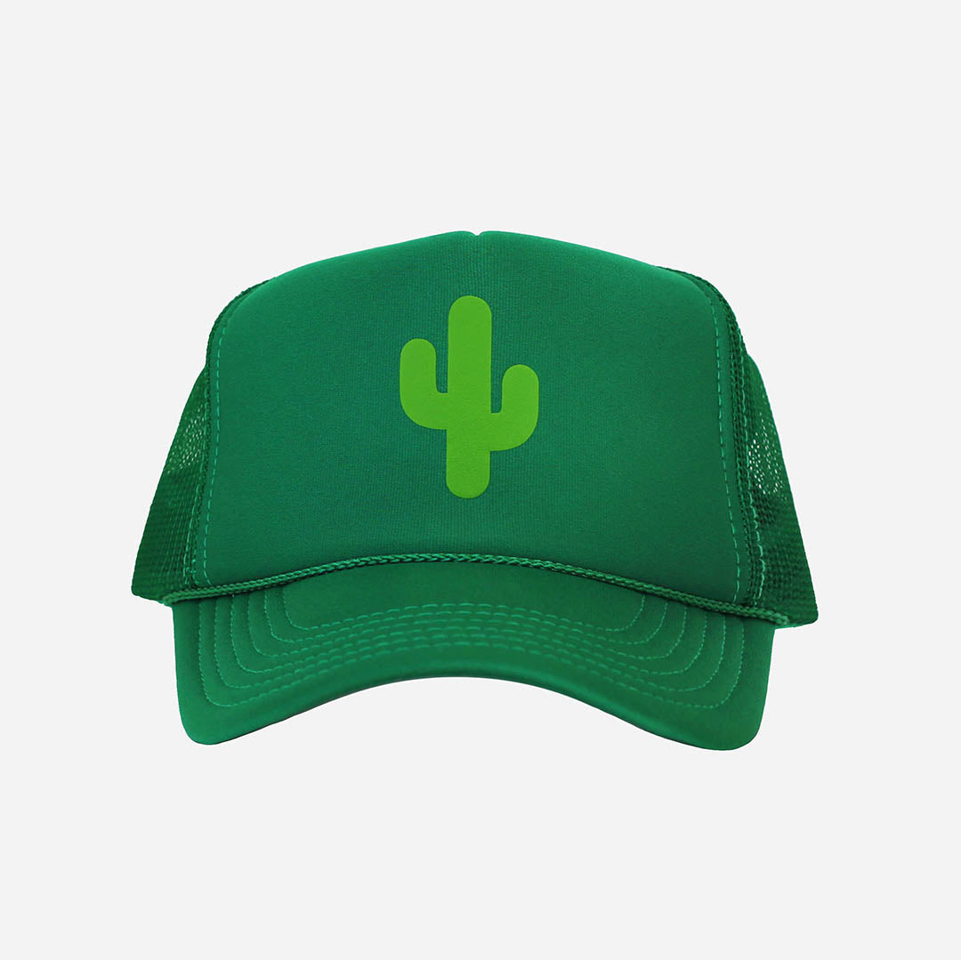 Puffy Cactus Trucker Hat