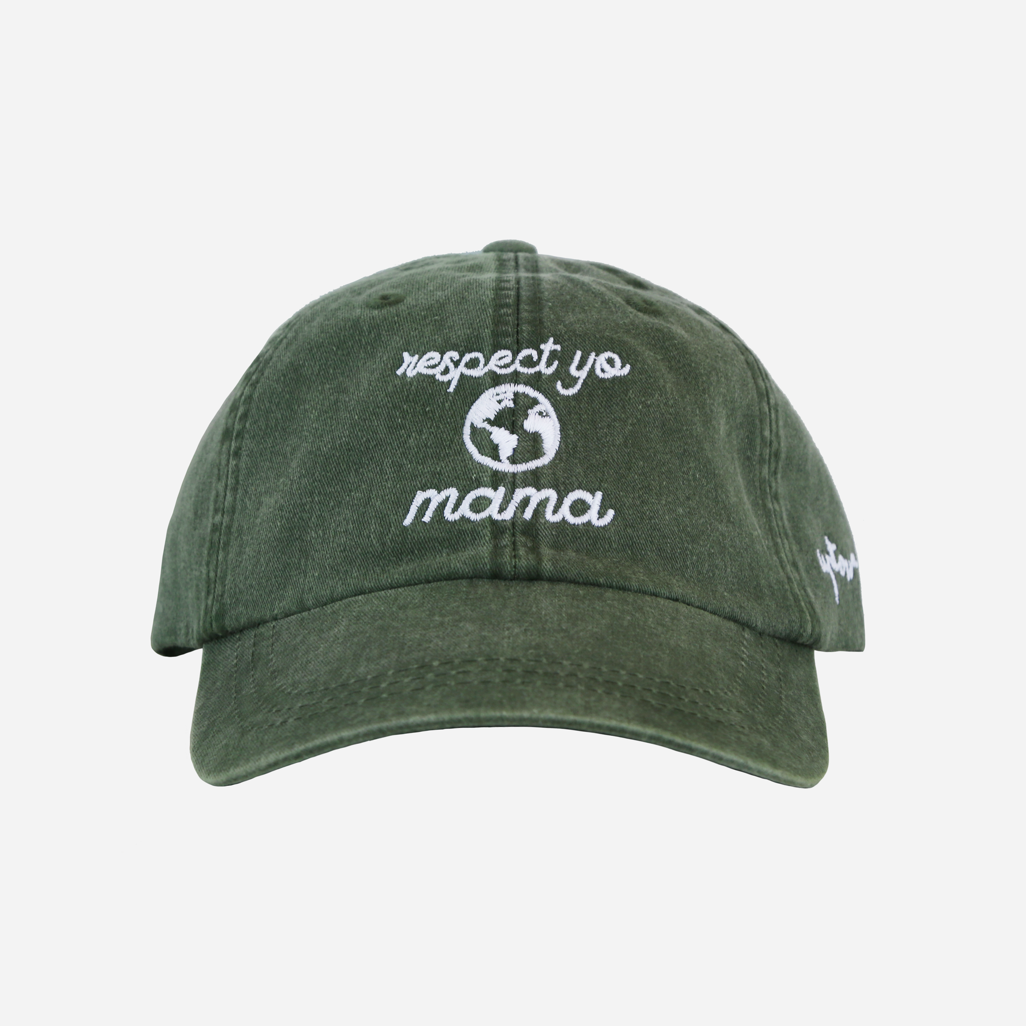 Respect Yo Mama Dad Hat (Spruce)