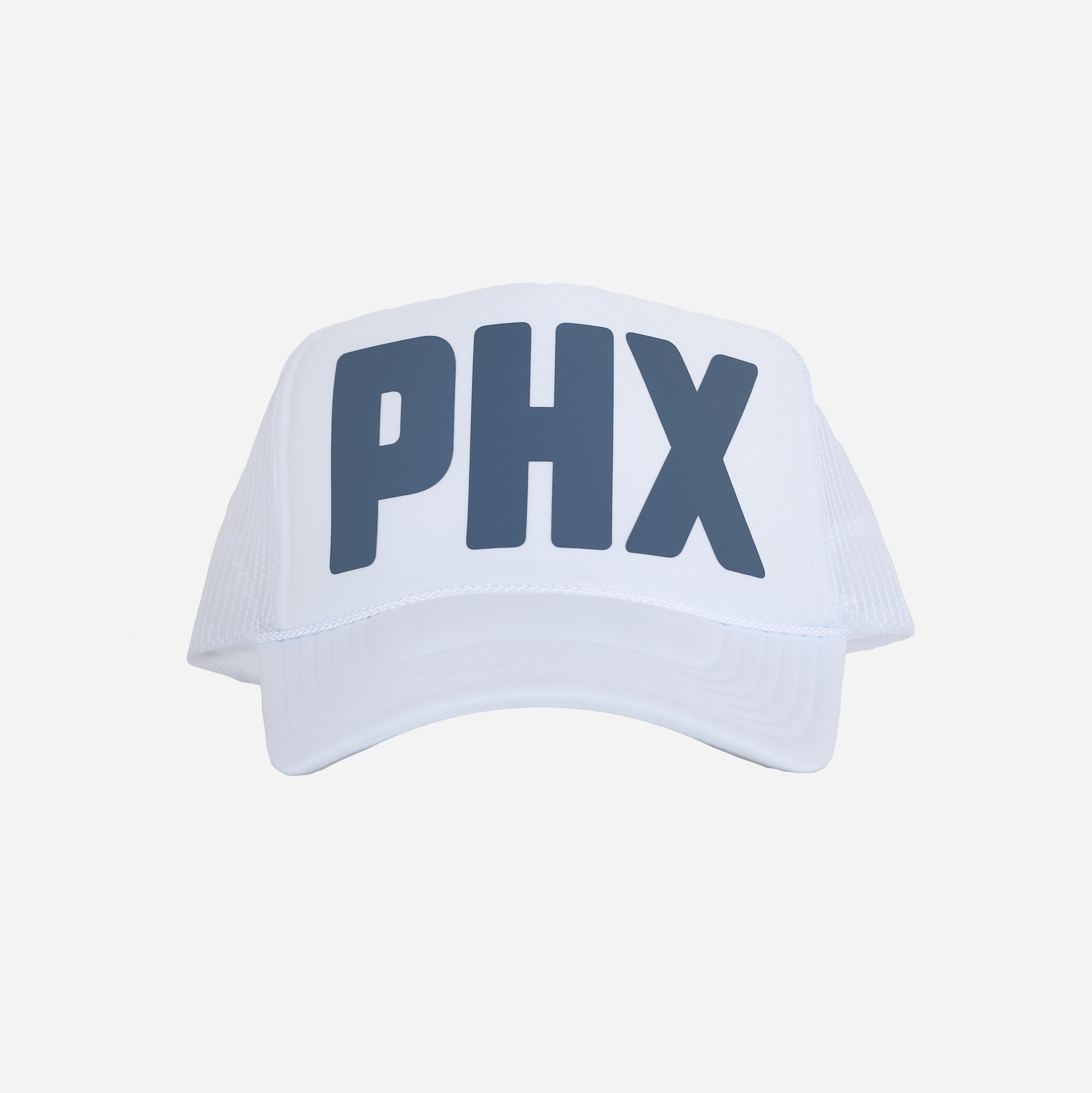 PHX Trucker Hat (White + Blue)