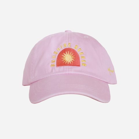 Sunshine Seeker Dad Hat (Pink)