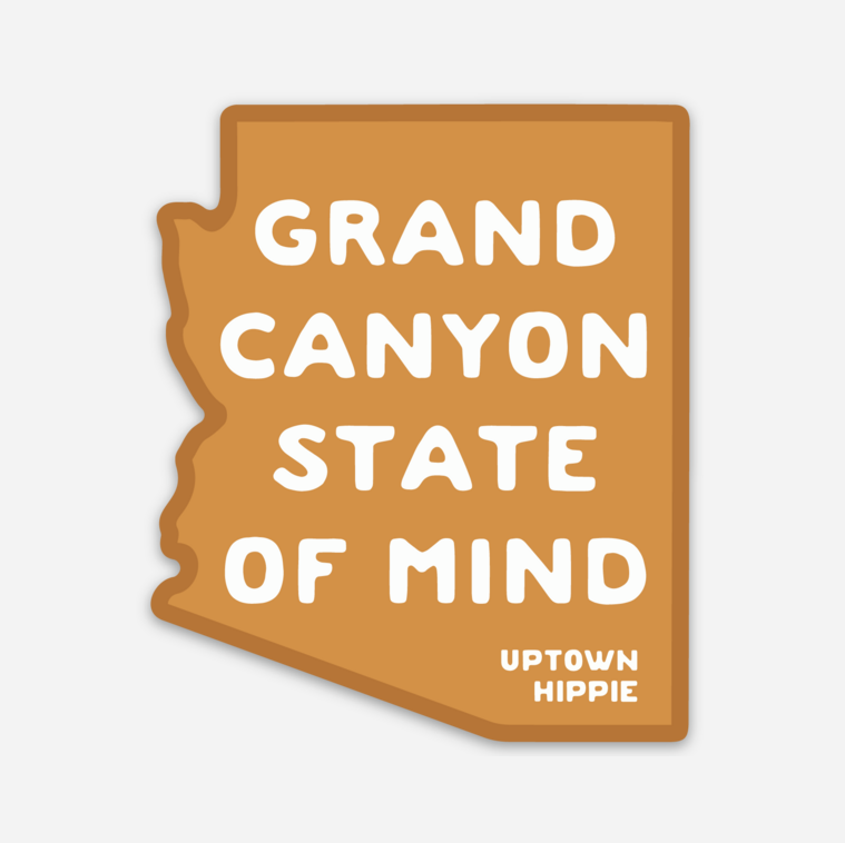 Grand Canyon State of Mind Sticker