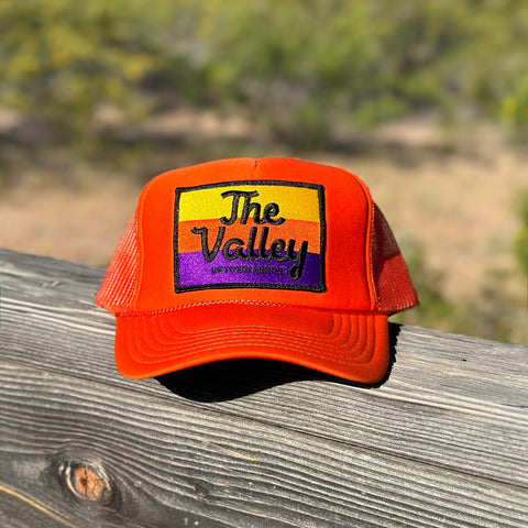 The Valley Trucker Hat (Orange)