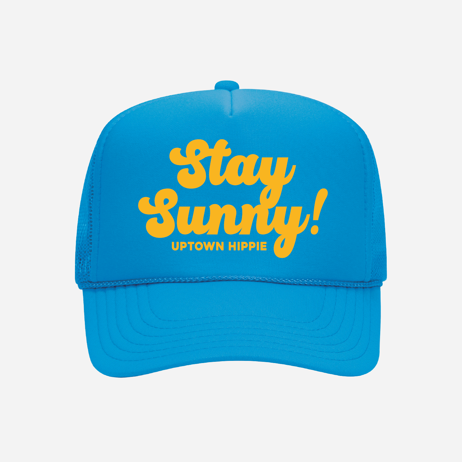 Stay Sunny Trucker Hat (Blue)