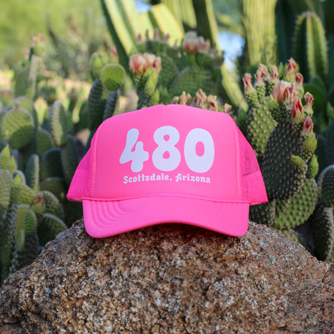 480 Trucker Hat (Pink)